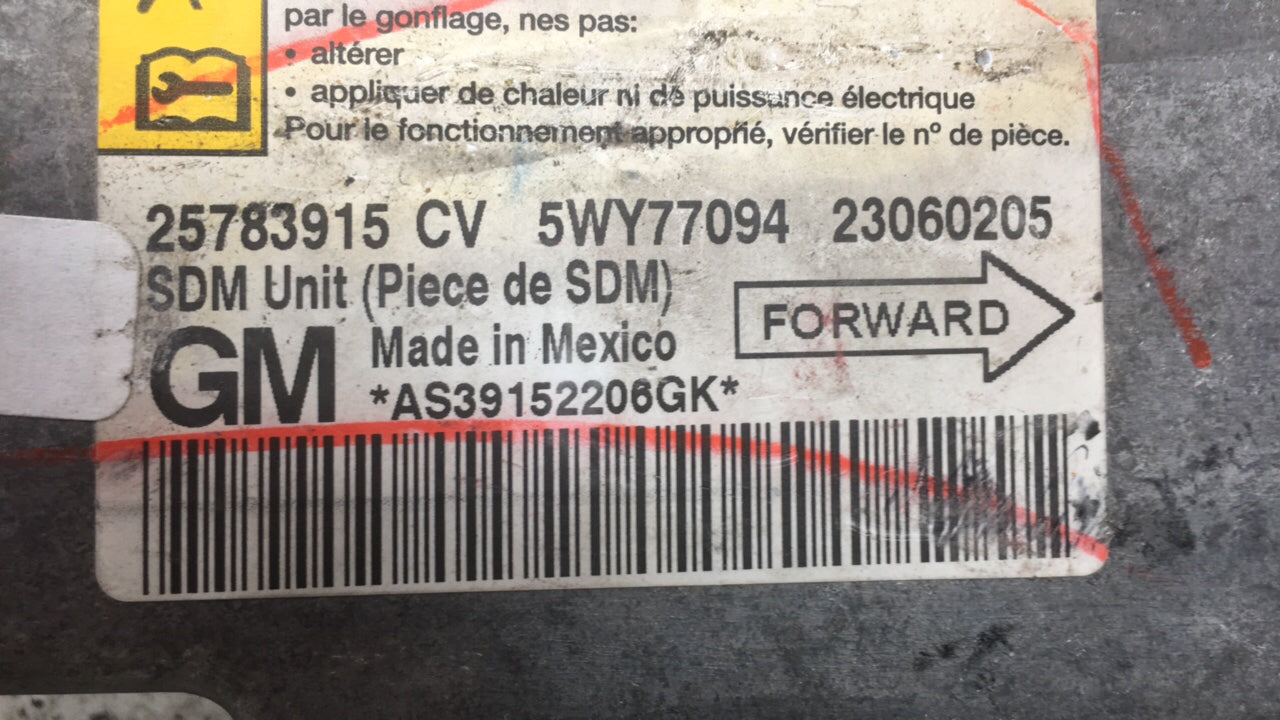 2007 Cobalt Chevrolet PCM Engine Control Computer ECU ECM PCU OEM P/N:37820-RWC-A63 Fits Fits 2010 2011 OEM Used Auto Parts 