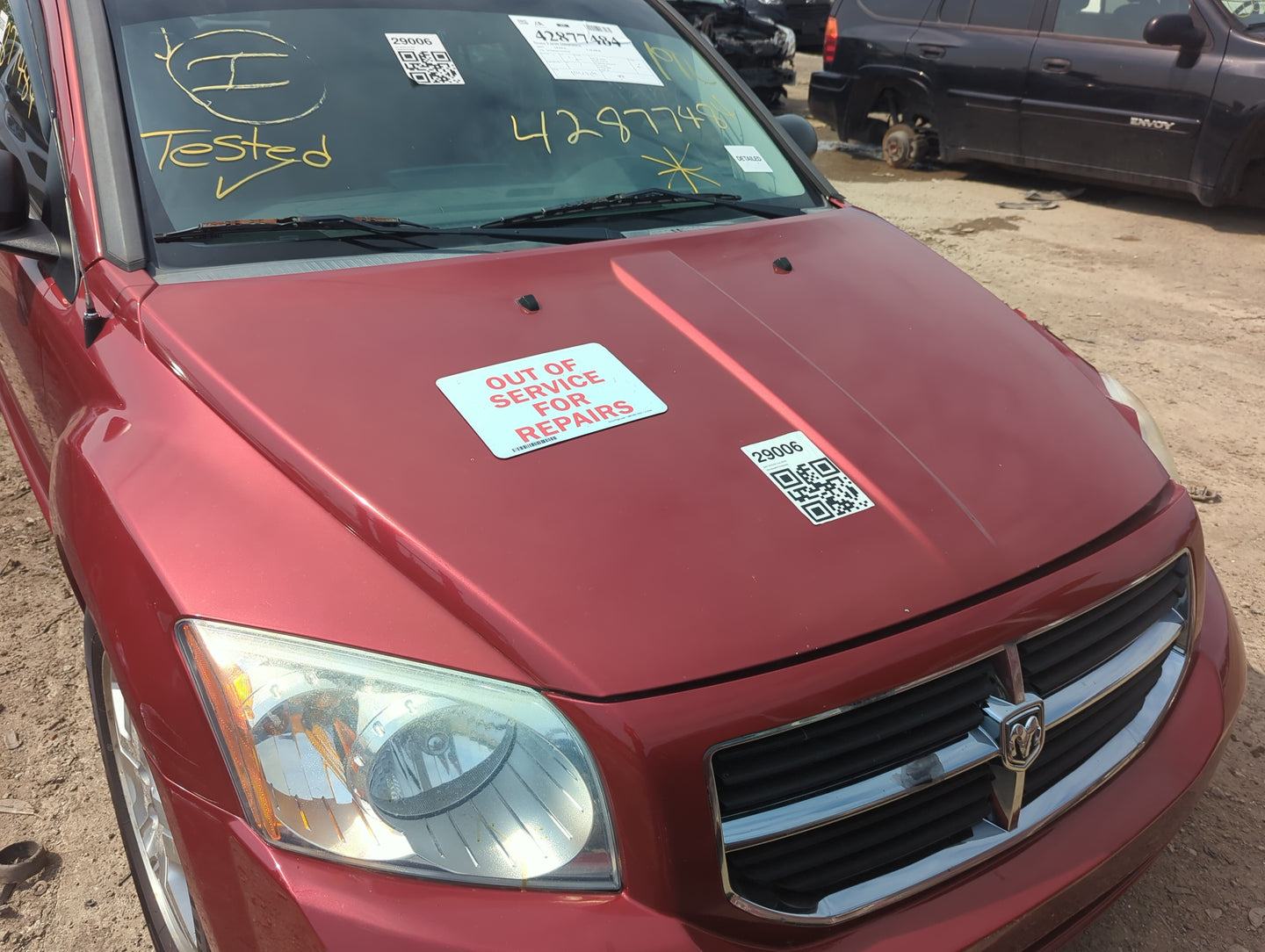 2007-2012 Dodge Caliber Hood Oem - Oemusedautoparts1.com
