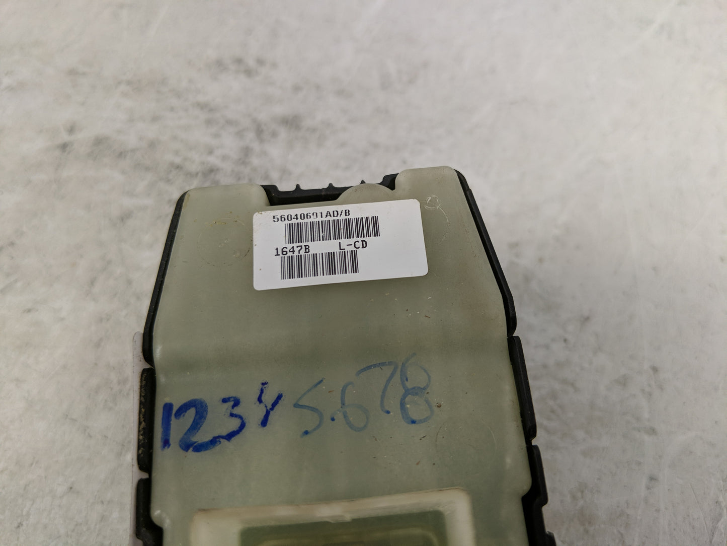 2007-2010 Dodge Caliber Master Power Window Switch Replacement Driver Side Left P/N:56040691AD Fits Fits 2007 2008 2009 2010