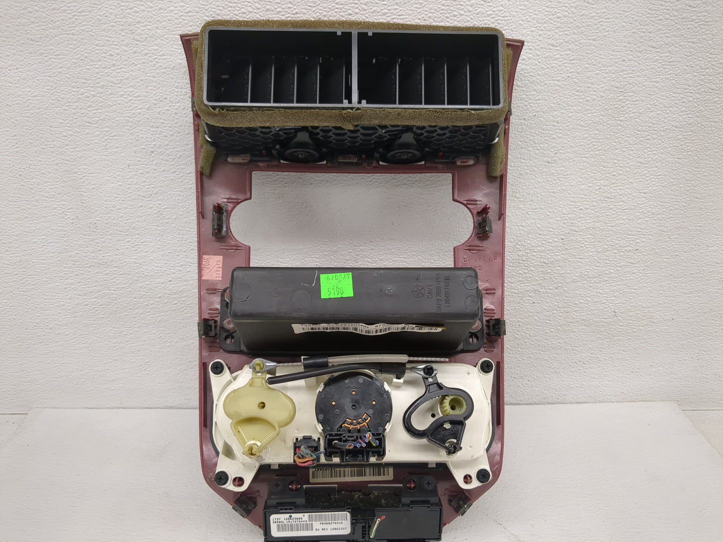 2007-2009 Dodge Caliber Climate Control Module Temperature AC/Heater Replacement Fits Fits 2007 2008 2009 OEM Used Auto Part