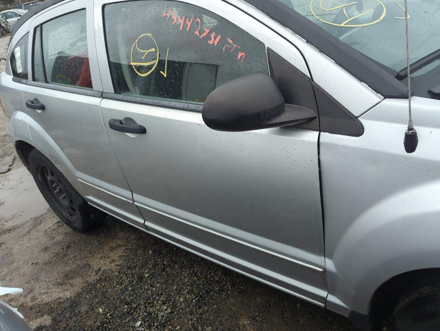 2007-2010 Dodge Caliber Passenger Front Door Oem 1279444 - Oemusedautoparts1.com