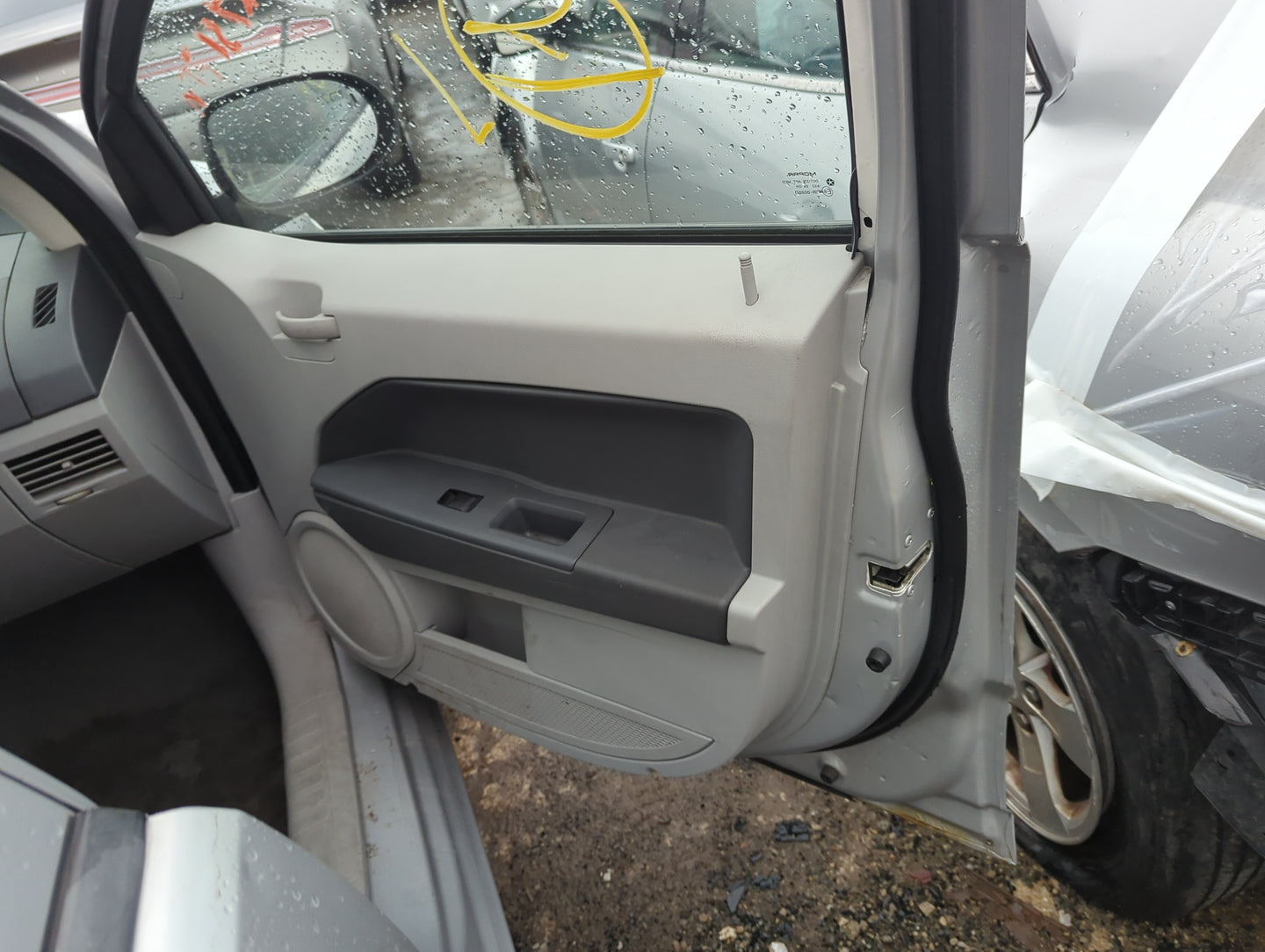 2007 Dodge Caliber Front Right Passenger Interior Door Panel Trim - Oemusedautoparts1.com