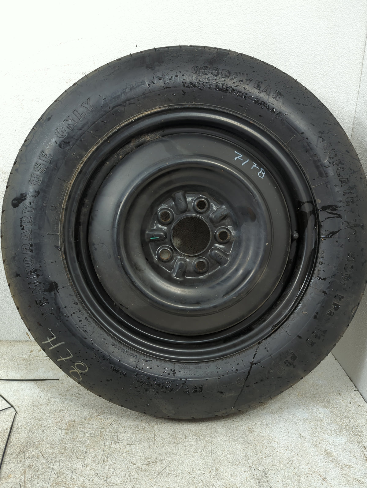 2007-2012 Dodge Caliber Spare Donut Tire Wheel Rim Oem 1317716 - Oemusedautoparts1.com