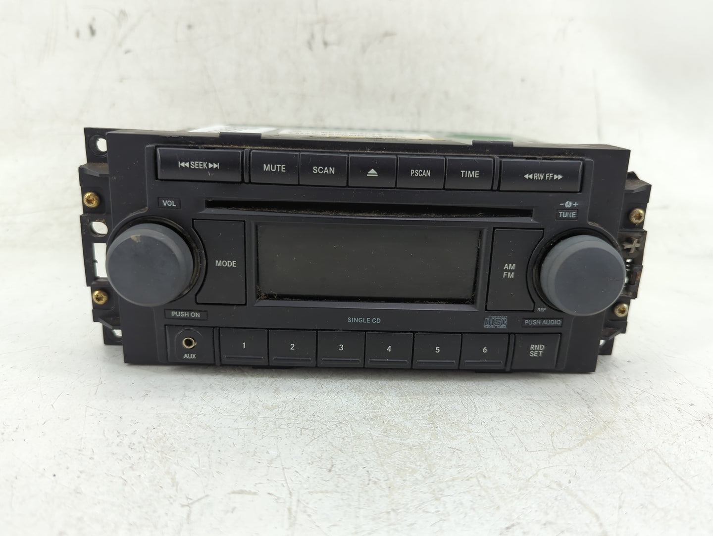 2007-2009 Dodge Caliber Radio AM FM Cd Player Receiver Replacement P/N:P05064173AI Fits Fits 2004 2005 2006 2007 2008 2009 2