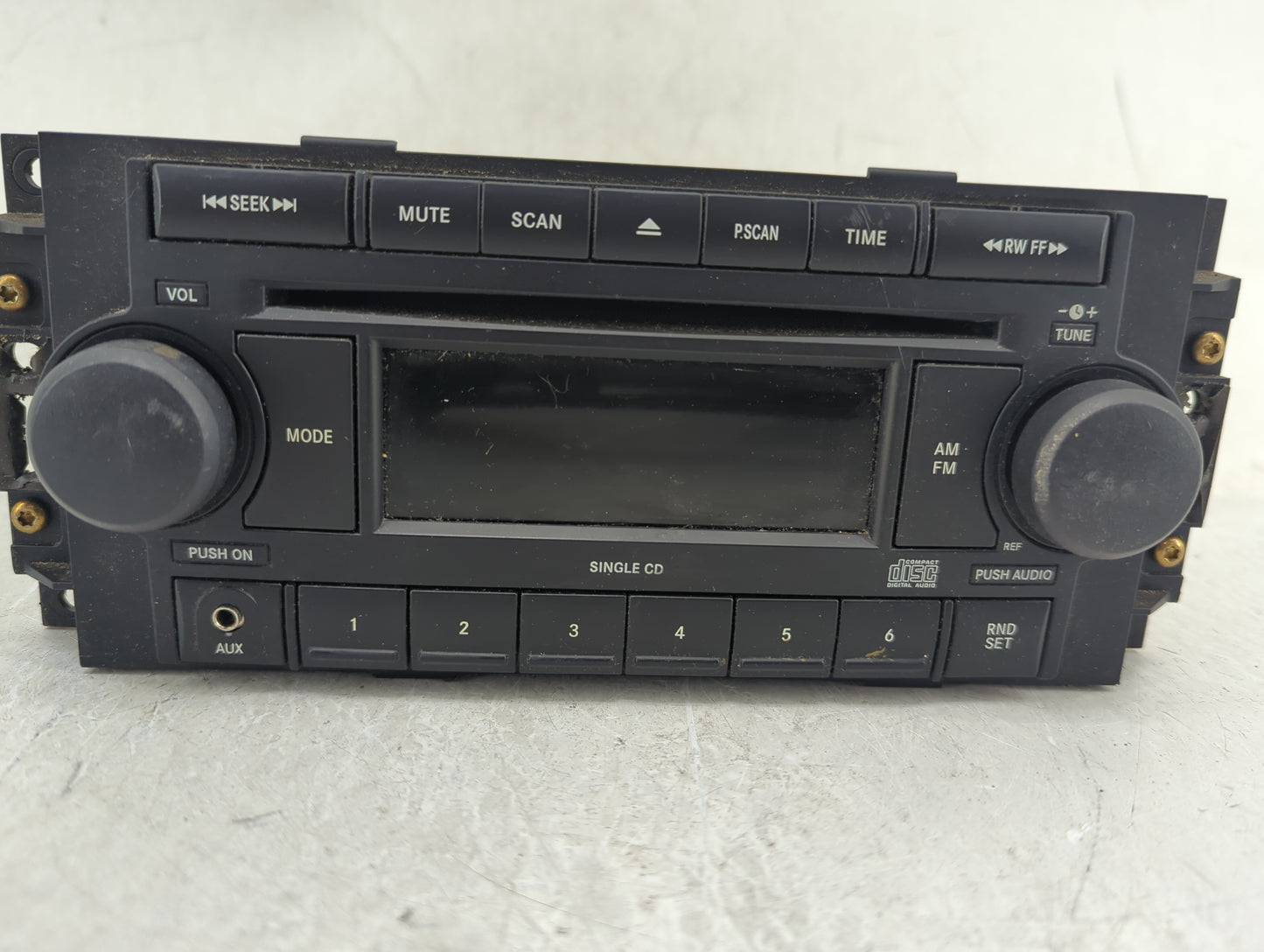 2007-2009 Dodge Caliber Radio AM FM Cd Player Receiver Replacement P/N:P05064173AG Fits Fits 2004 2005 2006 2007 2008 2009 2
