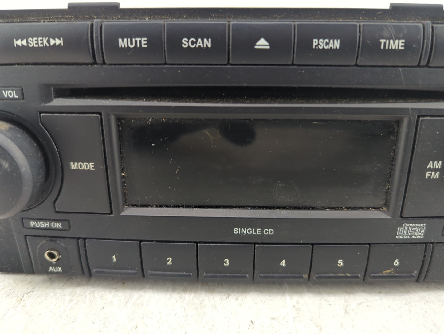 2007-2009 Dodge Caliber Radio AM FM Cd Player Receiver Replacement P/N:P05064173AG Fits Fits 2004 2005 2006 2007 2008 2009 2