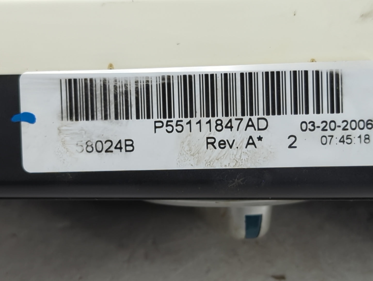 2007-2009 Dodge Caliber Climate Control Module Temperature AC/Heater Replacement P/N:P55111847AD Fits Fits 2007 2008 2009 OE