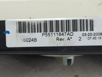 2007-2009 Dodge Caliber Climate Control Module Temperature AC/Heater Replacement P/N:P55111847AD Fits Fits 2007 2008 2009 OE