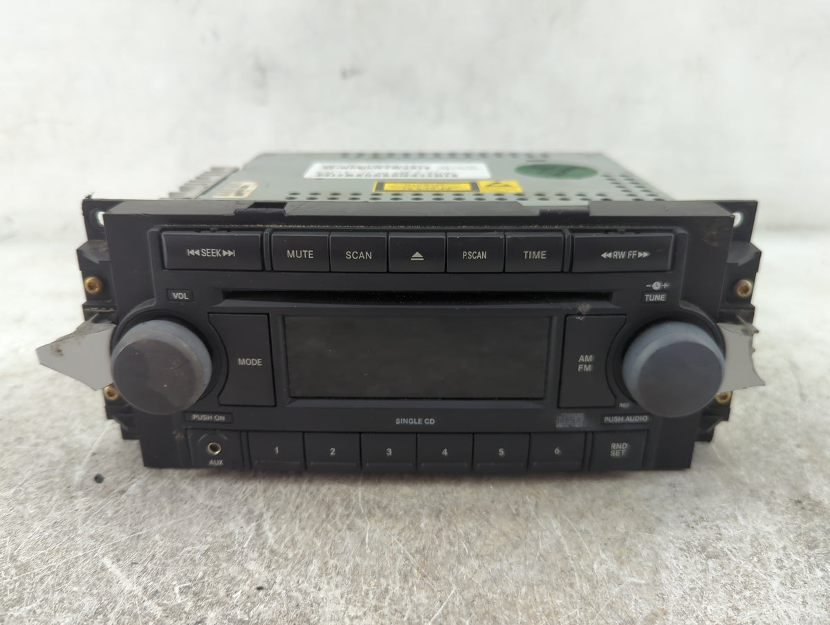 2007 Dodge Caliber Radio AM FM Cd Player Receiver Replacement P/N:P05064173AH Fits Fits 2004 2005 2006 2008 2009 2010 OEM Us
