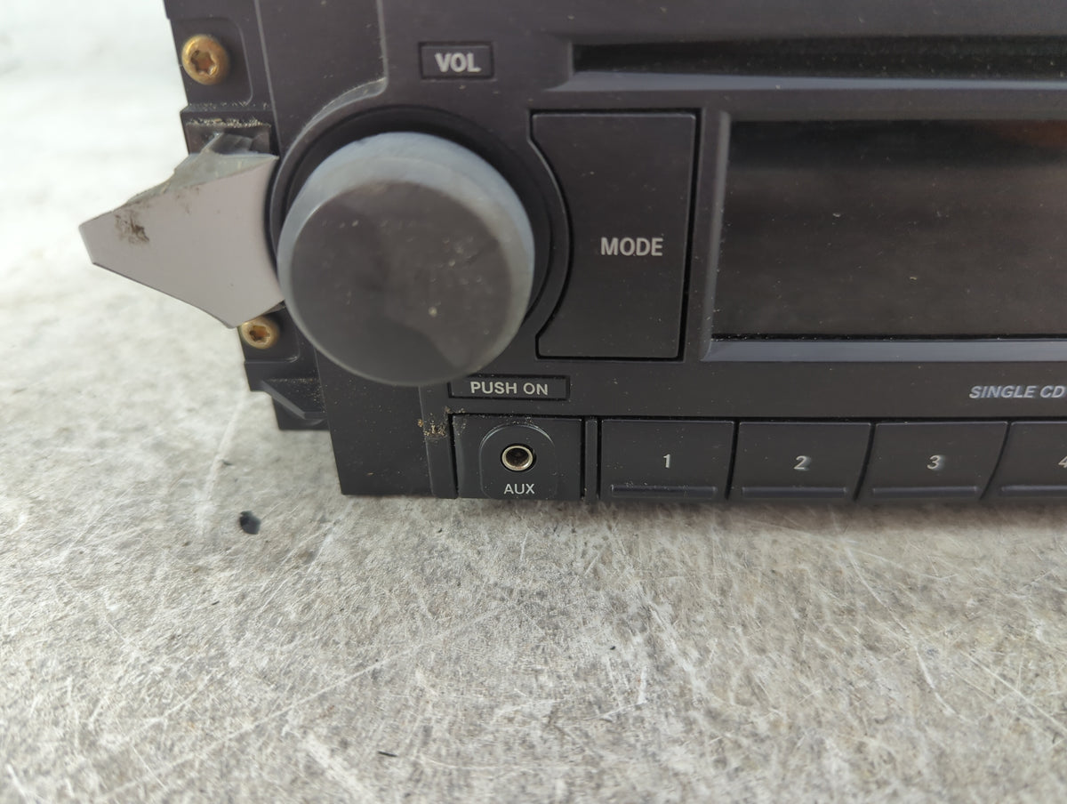 2007 Dodge Caliber Radio AM FM Cd Player Receiver Replacement P/N:P05064173AH Fits Fits 2004 2005 2006 2008 2009 2010 OEM Us