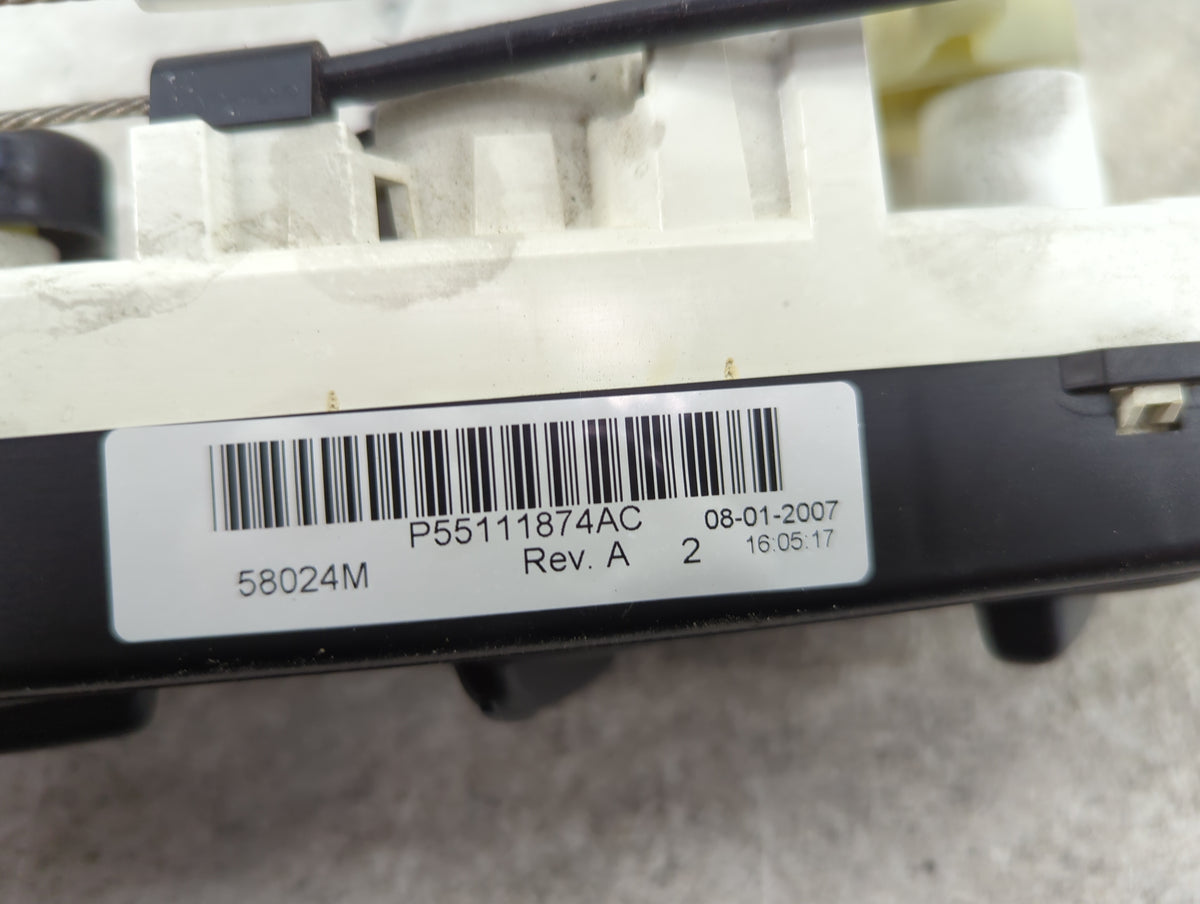 2007-2009 Dodge Caliber Climate Control Module Temperature AC/Heater Replacement P/N:P55111874AC Fits Fits 2007 2008 2009 OE