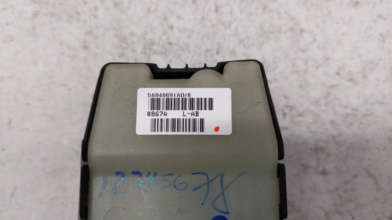 2007-2010 Dodge Caliber Master Power Window Switch Replacement Driver Side Left P/N:56040691AD/B Fits Fits 2007 2008 2009 20
