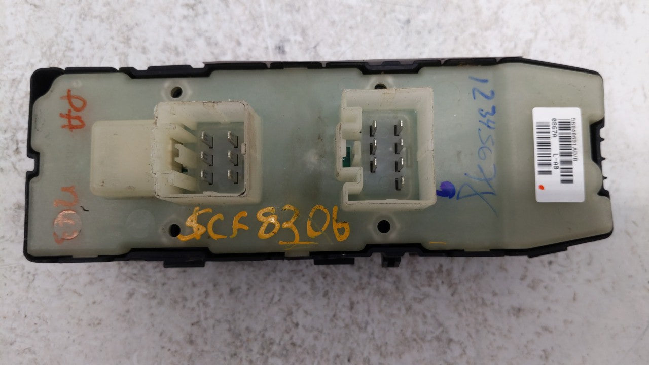 2007-2010 Dodge Caliber Master Power Window Switch Replacement Driver Side Left P/N:56040691AD/B Fits Fits 2007 2008 2009 20