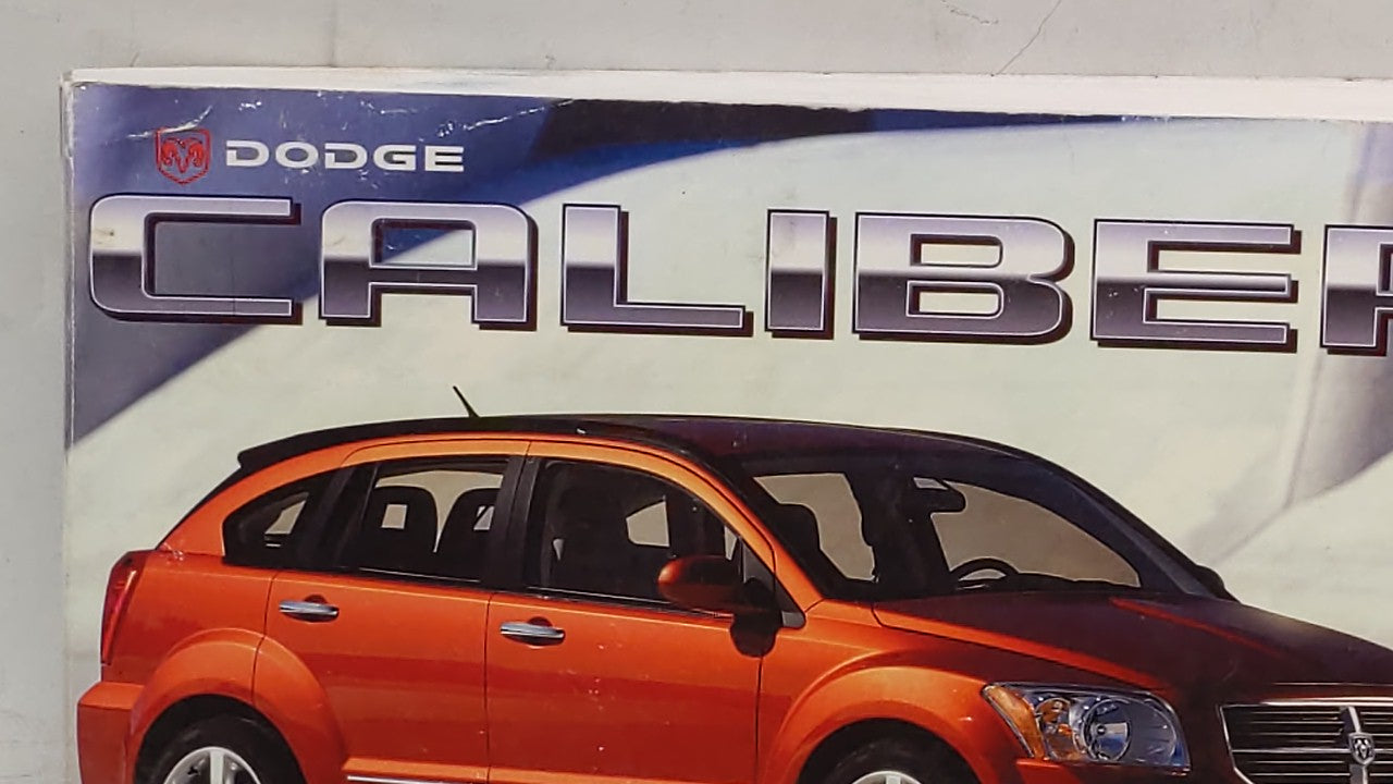 2007 Dodge Caliber Owners Manual Book Guide OEM Used Auto Parts - Oemusedautoparts1.com