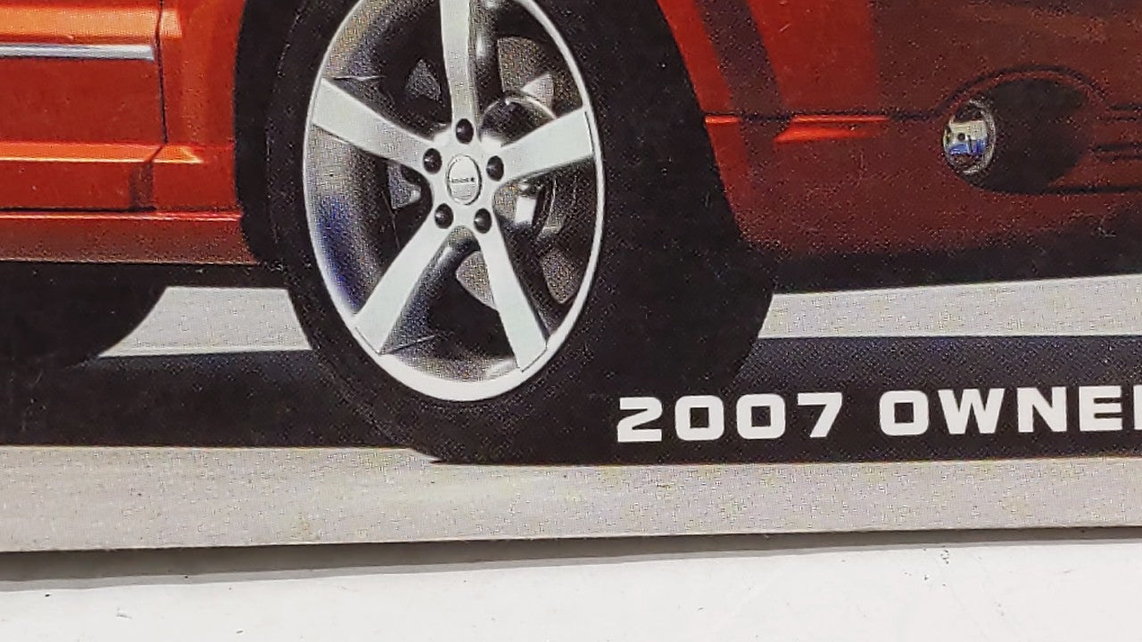 2007 Dodge Caliber Owners Manual Book Guide OEM Used Auto Parts - Oemusedautoparts1.com