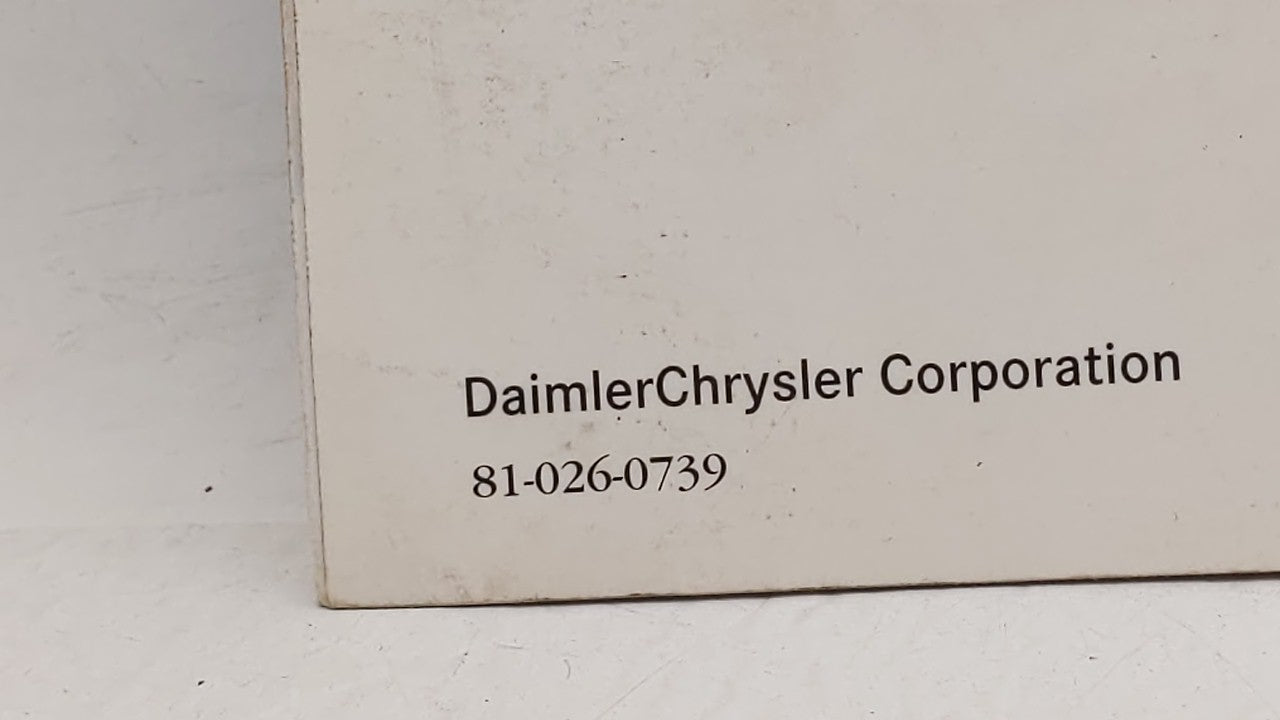 2007 Dodge Caliber Owners Manual Book Guide OEM Used Auto Parts - Oemusedautoparts1.com