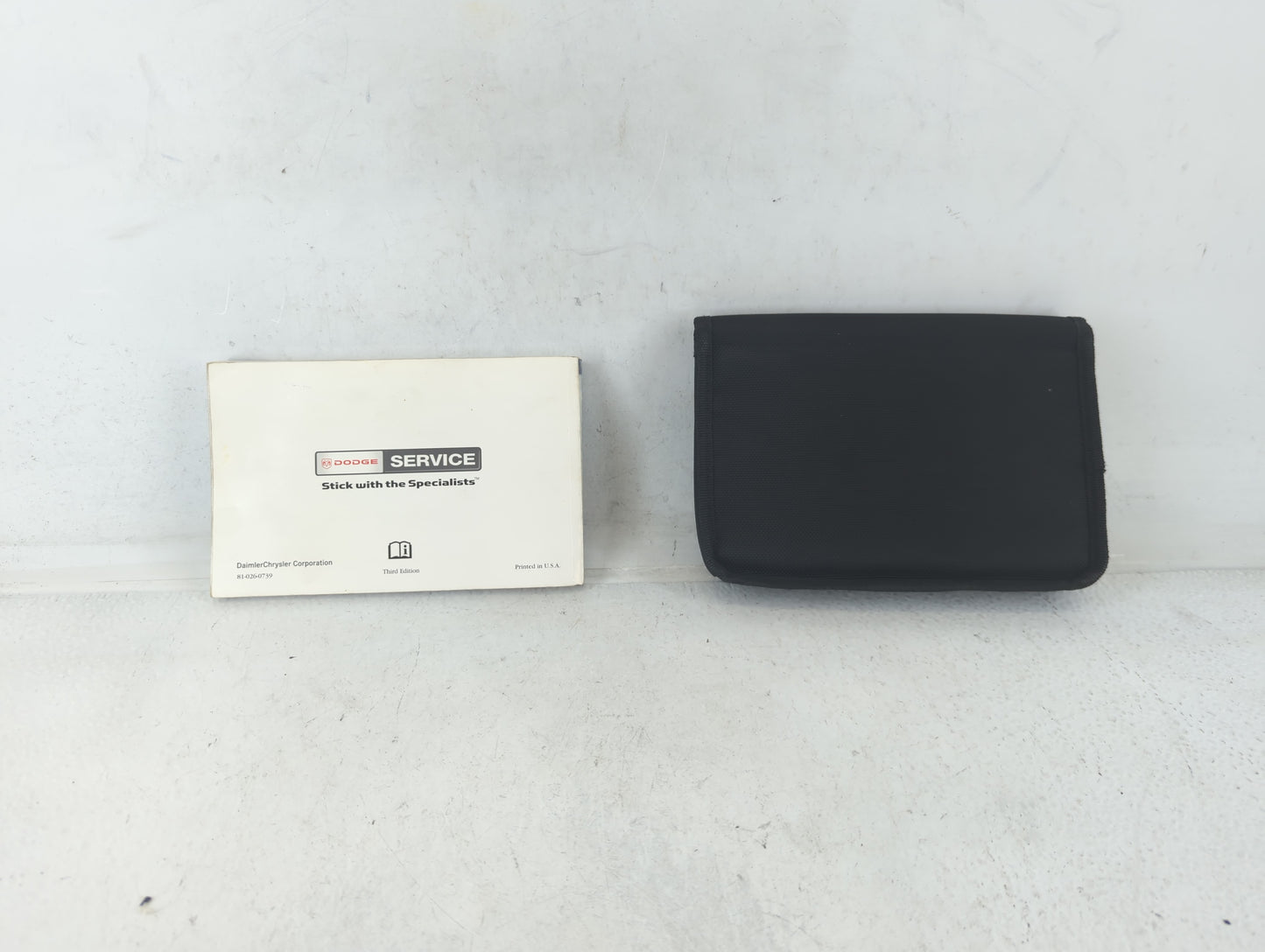 2007 Dodge Caliber Owners Manual Book Guide P/N:81-026-0739 OEM Used Auto Parts - Oemusedautoparts1.com