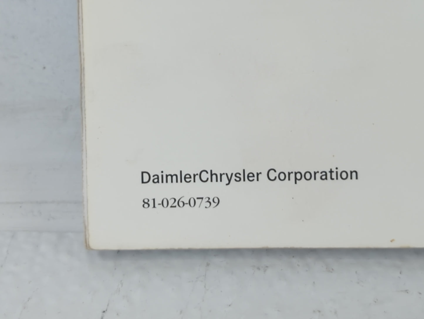 2007 Dodge Caliber Owners Manual Book Guide P/N:81-026-0739 OEM Used Auto Parts - Oemusedautoparts1.com