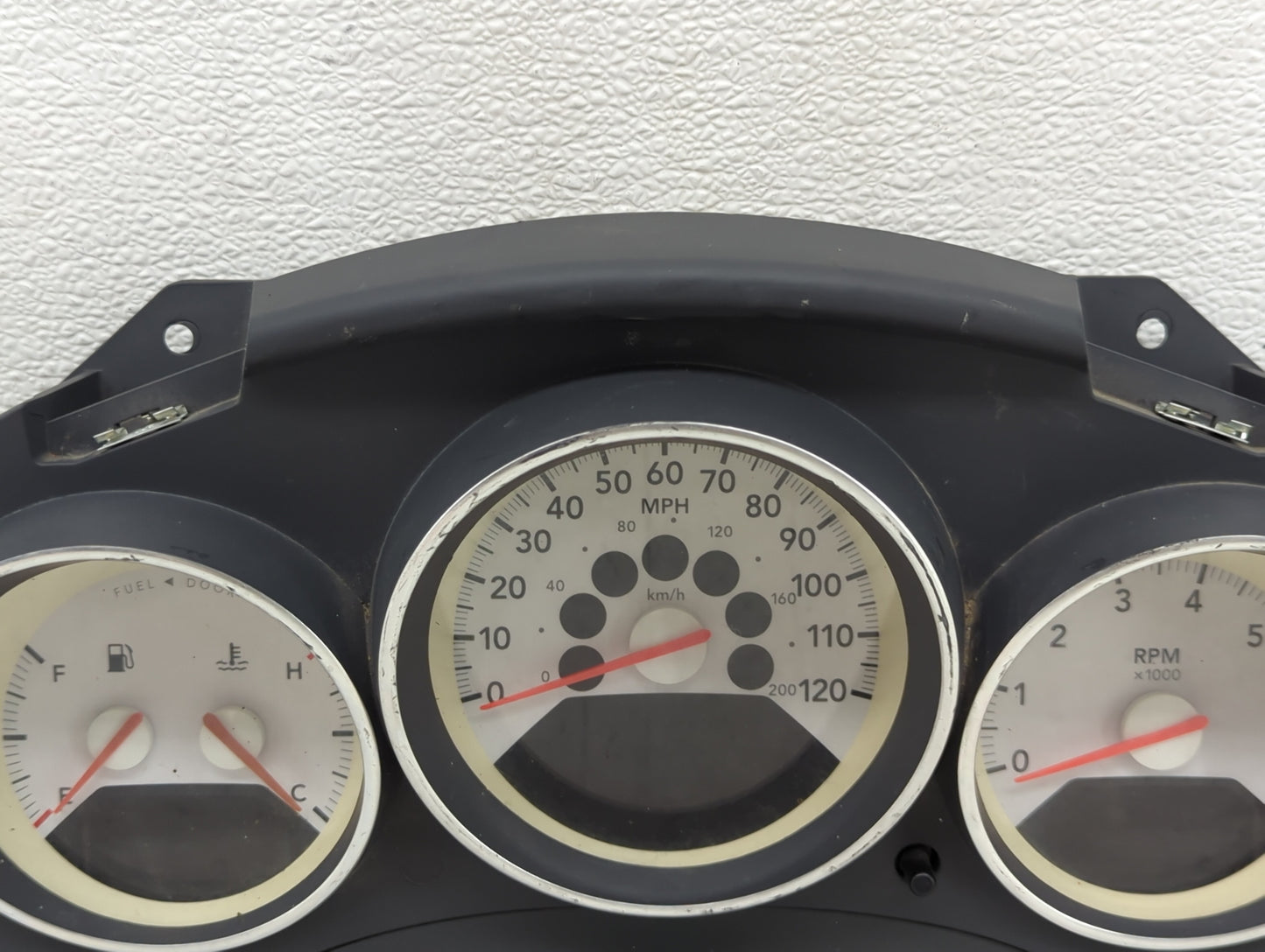 2007 Dodge Caliber Instrument Cluster Speedometer Gauges P/N:P05107624AH 61470890522C Miles:1K Fits OEM Used Auto Parts - Oe