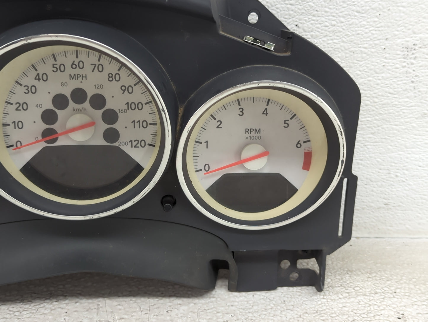 2007 Dodge Caliber Instrument Cluster Speedometer Gauges P/N:P05107624AH 61470890522C Miles:1K Fits OEM Used Auto Parts - Oe