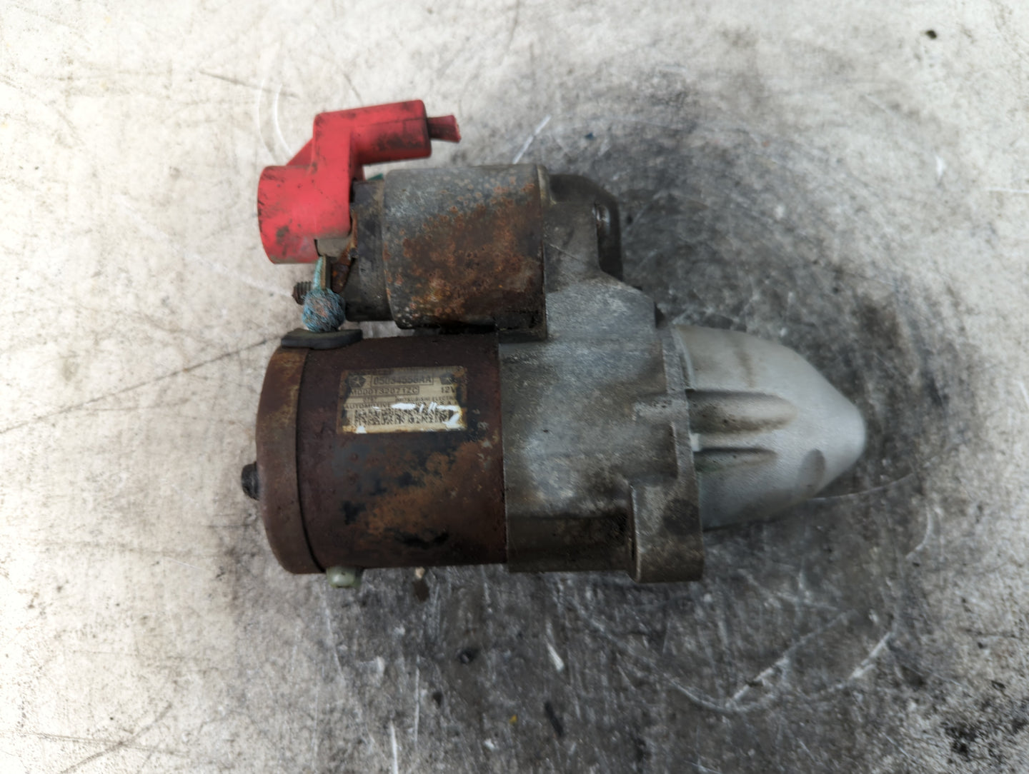 2007-2012 Dodge Caliber Car Starter Motor Solenoid OEM P/N:M000T32071ZC 05034555AA Fits OEM Used Auto Parts - Oemusedautopar