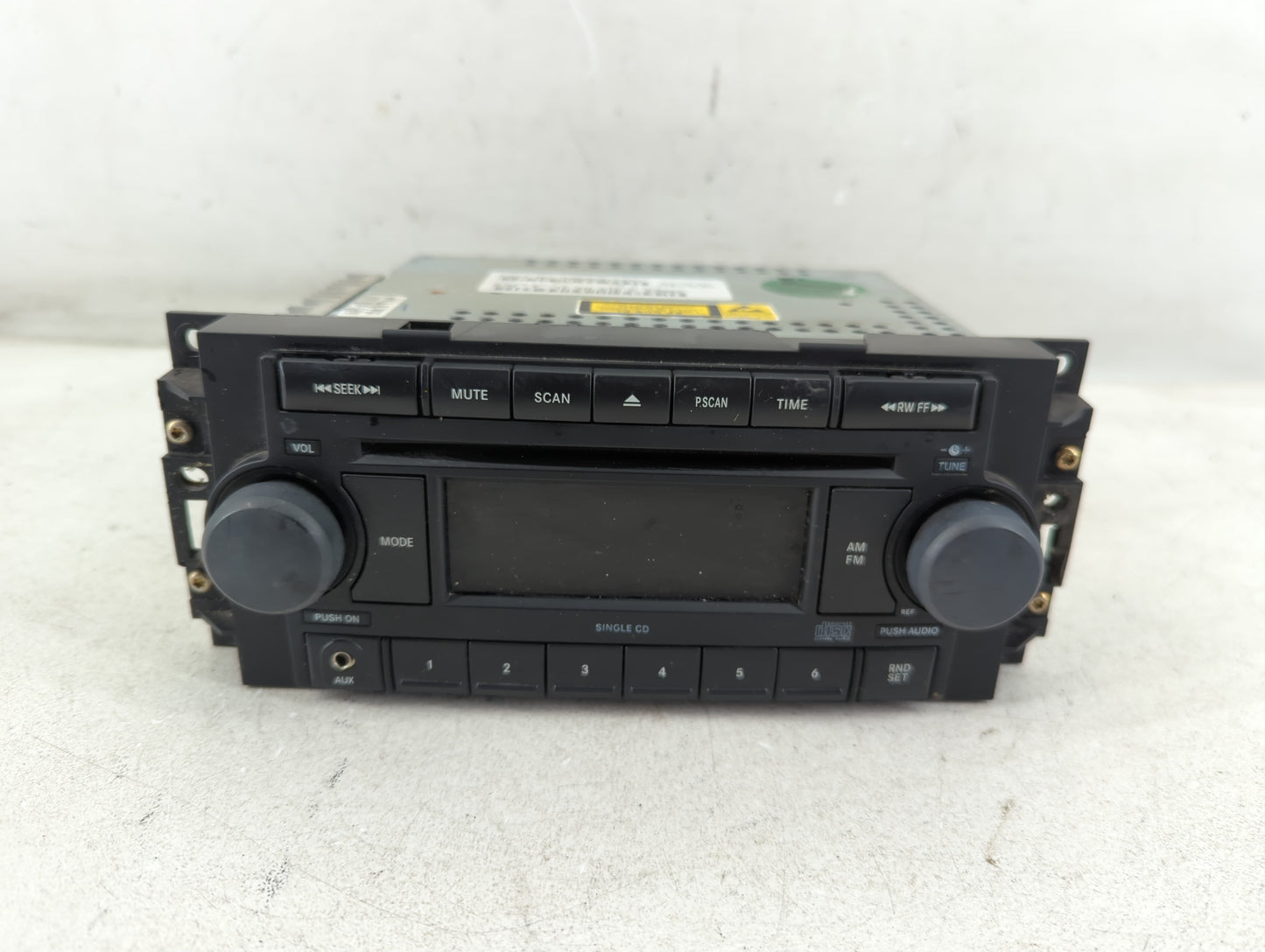 2007-2009 Dodge Caliber Radio AM FM Cd Player Receiver Replacement P/N:P05064173AH Fits Fits 2004 2005 2006 2007 2008 2009 2