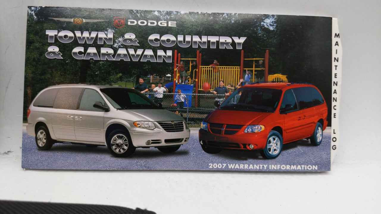 2007 Dodge Caravan Owners Manual Book Guide OEM Used Auto Parts - Oemusedautoparts1.com