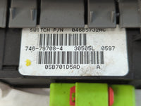 2004-2007 Dodge Caravan Master Power Window Switch Replacement Driver Side Left P/N:04685732AC Fits Fits 2004 2005 2006 2007