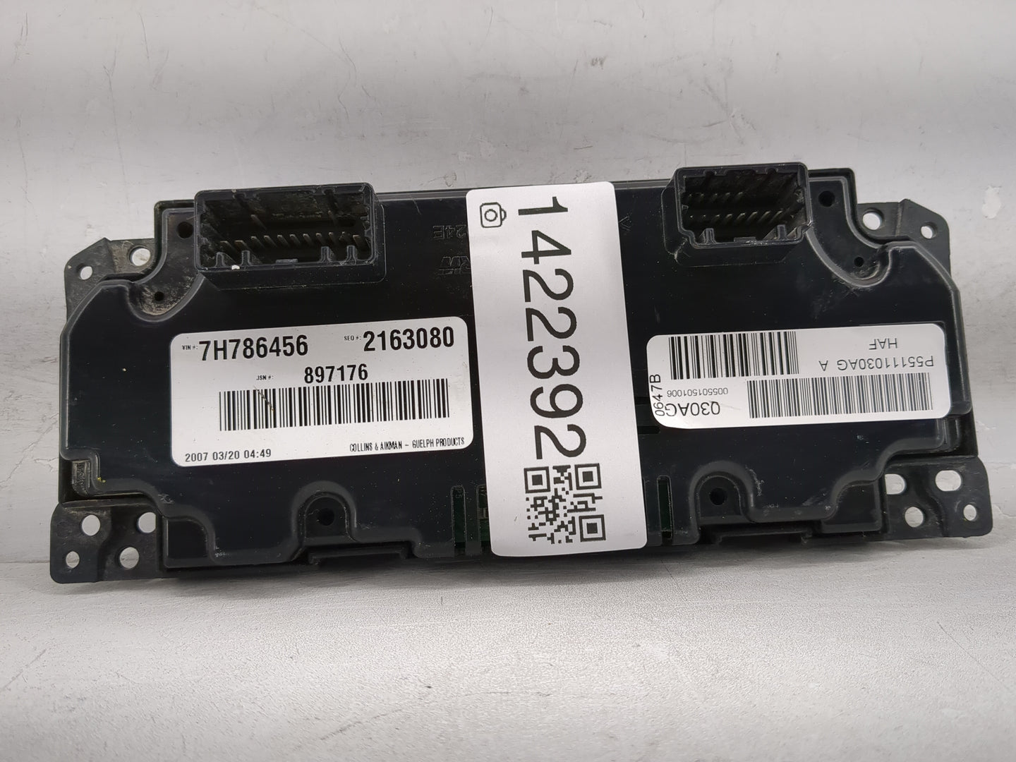2006-2007 Dodge Charger Climate Control Module Temperature AC/Heater Replacement P/N:P55111030AG Fits Fits 2005 2006 2007 OE