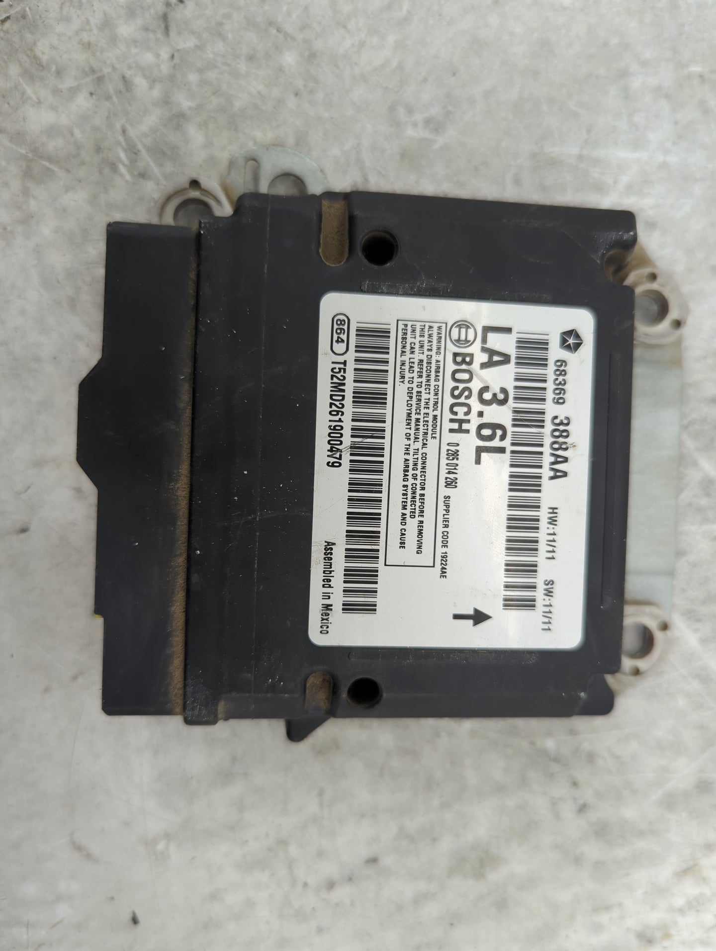 2007-2007 Dodge Charger Body Control Module Bcm 68369388aa - Oemusedautoparts1.com