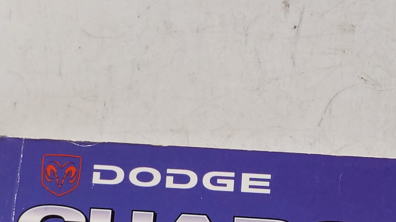 2007 Dodge Charger Owners Manual Book Guide OEM Used Auto Parts - Oemusedautoparts1.com