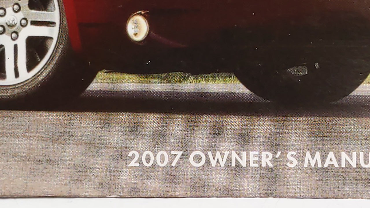 2007 Dodge Charger Owners Manual Book Guide OEM Used Auto Parts - Oemusedautoparts1.com