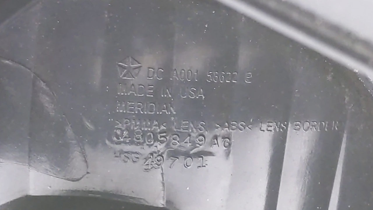 2006-2008 Dodge Charger Tail Light Assembly Driver Left OEM P/N:04805849AD 04805849AB Fits Fits 2006 2007 2008 OEM Used Auto