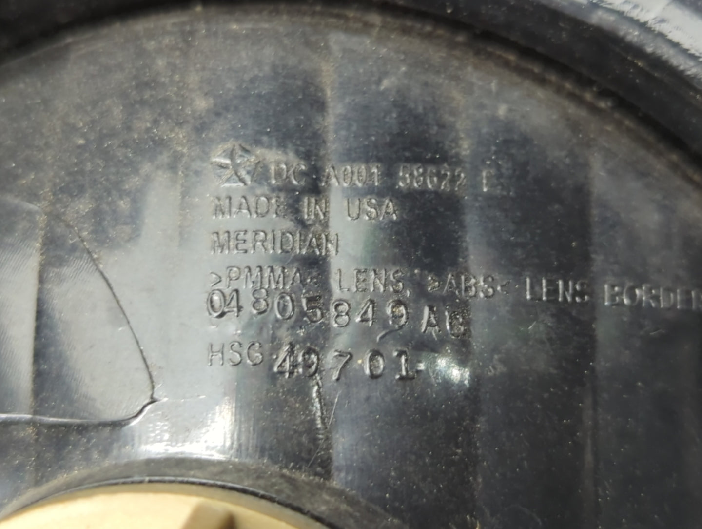 2006-2008 Dodge Charger Tail Light Assembly Driver Left OEM P/N:04805849AD 04805849AB Fits Fits 2006 2007 2008 OEM Used Auto