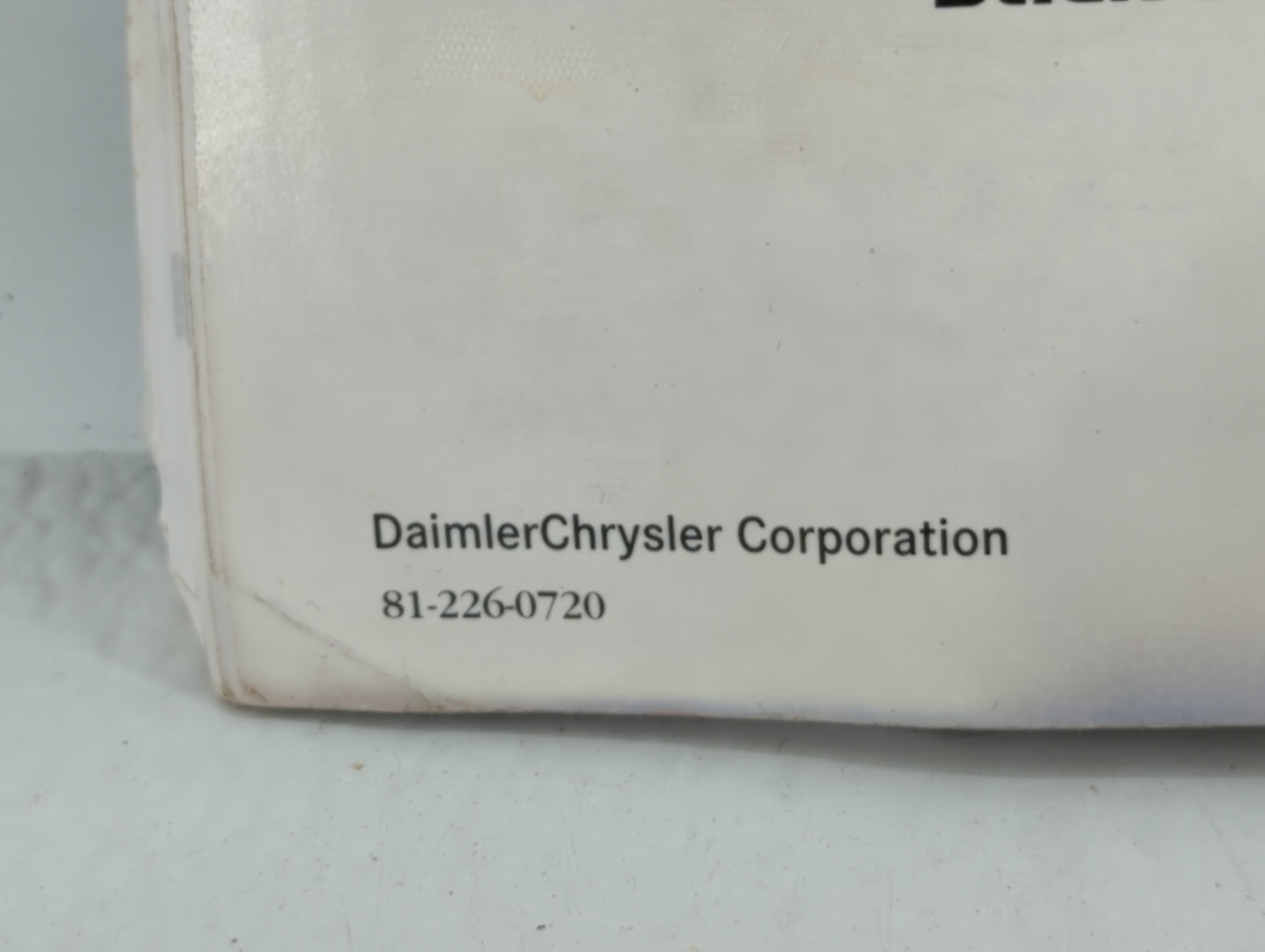 2007 Dodge Charger Owners Manual Book Guide OEM Used Auto Parts - Oemusedautoparts1.com