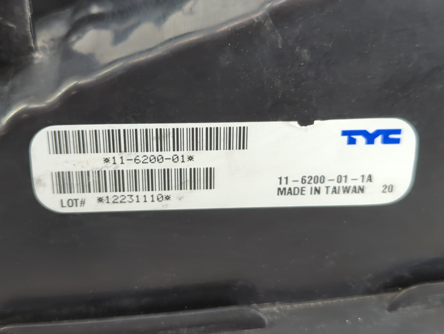 2006-2008 Dodge Charger Tail Light Assembly Driver Left OEM P/N:11-6200-01-1A 04 808849AC, 58622 E Fits Fits 2006 2007 2008 