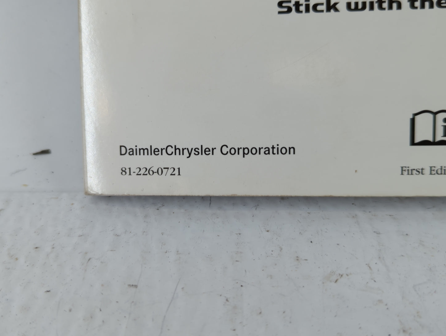 2007 Dodge Charger Owners Manual Book Guide P/N:81-226-0721 OEM Used Auto Parts - Oemusedautoparts1.com
