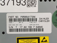 2004-2007 Dodge Durango Radio AM FM Cd Player Receiver Replacement P/N:P05064173AK Fits Fits 2004 2005 2006 2007 2008 2009 2