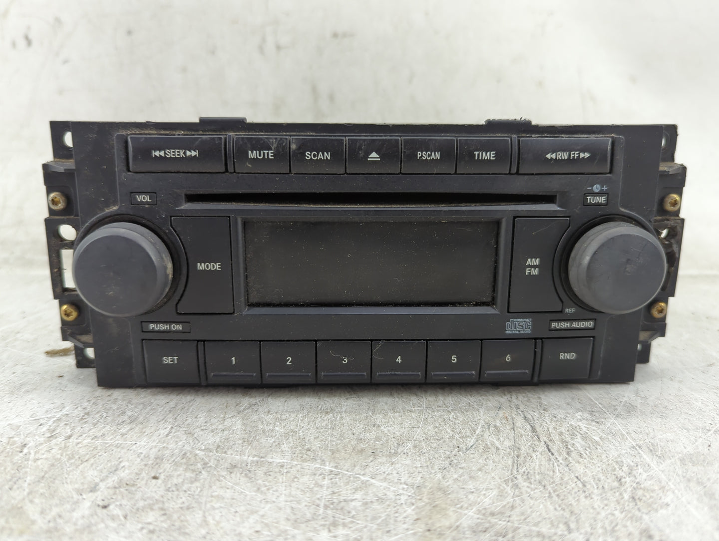 2006-2007 Dodge Durango Radio AM FM Cd Player Receiver Replacement P/N:P05091510AE Fits Fits 2006 2007 2008 2009 2010 OEM Us
