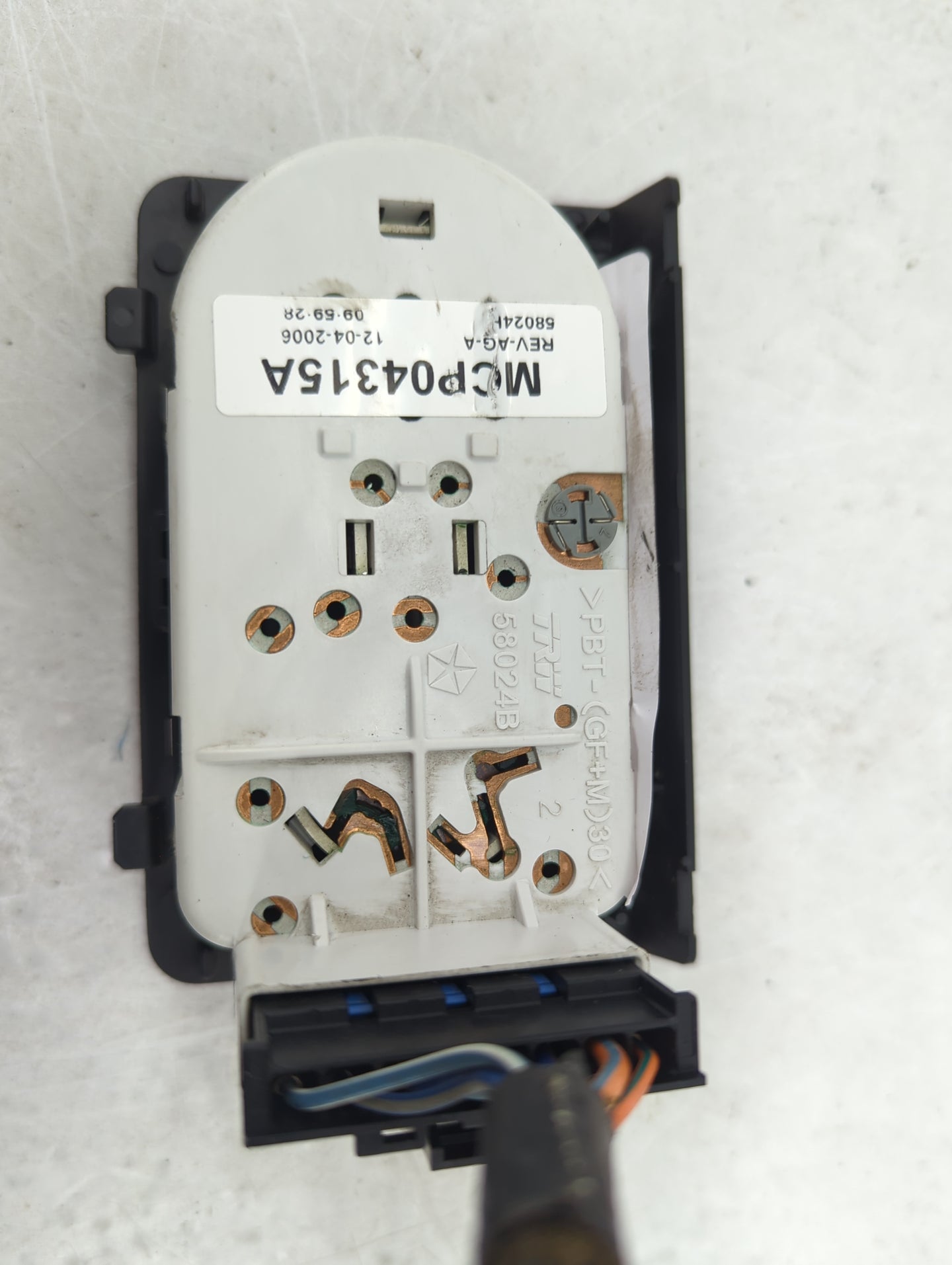 2004-2009 Dodge Durango Climate Control Module Temperature AC/Heater Replacement P/N:MCP04315A 58024B Fits OEM Used Auto Par