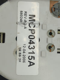 2004-2009 Dodge Durango Climate Control Module Temperature AC/Heater Replacement P/N:MCP04315A 58024B Fits OEM Used Auto Par