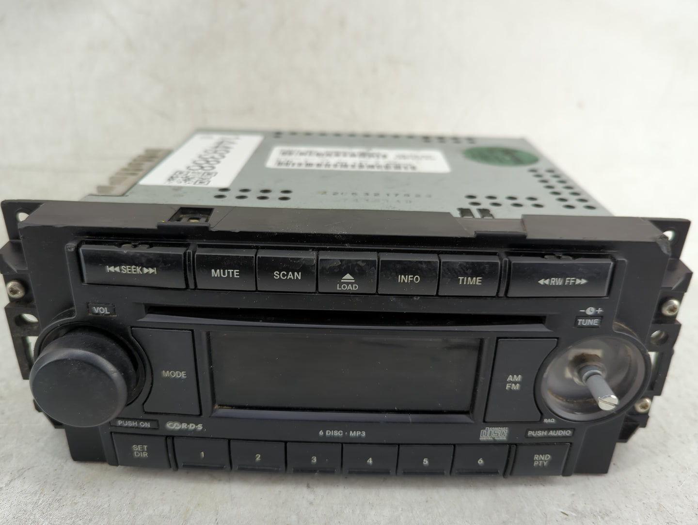 2004-2007 Dodge Durango Radio AM FM Cd Player Receiver Replacement P/N:P05091175AD Fits Fits 2004 2005 2006 2007 2008 2009 2