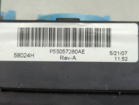 2005-2009 Dodge Durango Climate Control Module Temperature AC/Heater Replacement P/N:P55057280AE Fits OEM Used Auto Parts - 