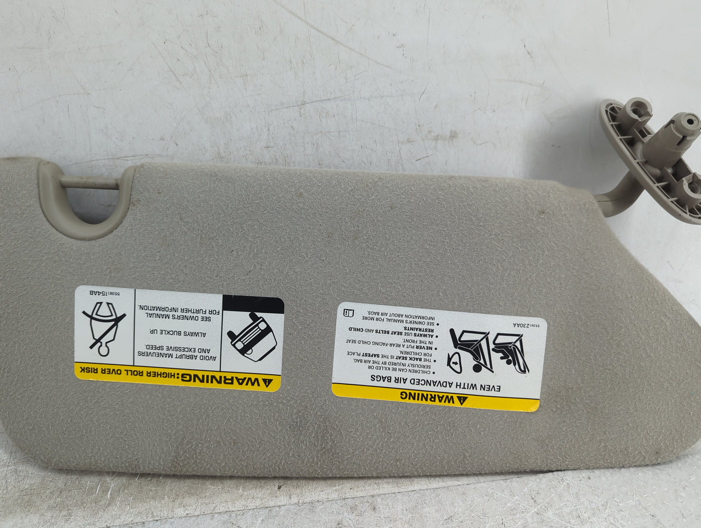 2004-2009 Dodge Durango Sun Visor Shade Replacement Driver Left Mirror Fits Fits 2004 2005 2006 2007 2008 2009 OEM Used Auto