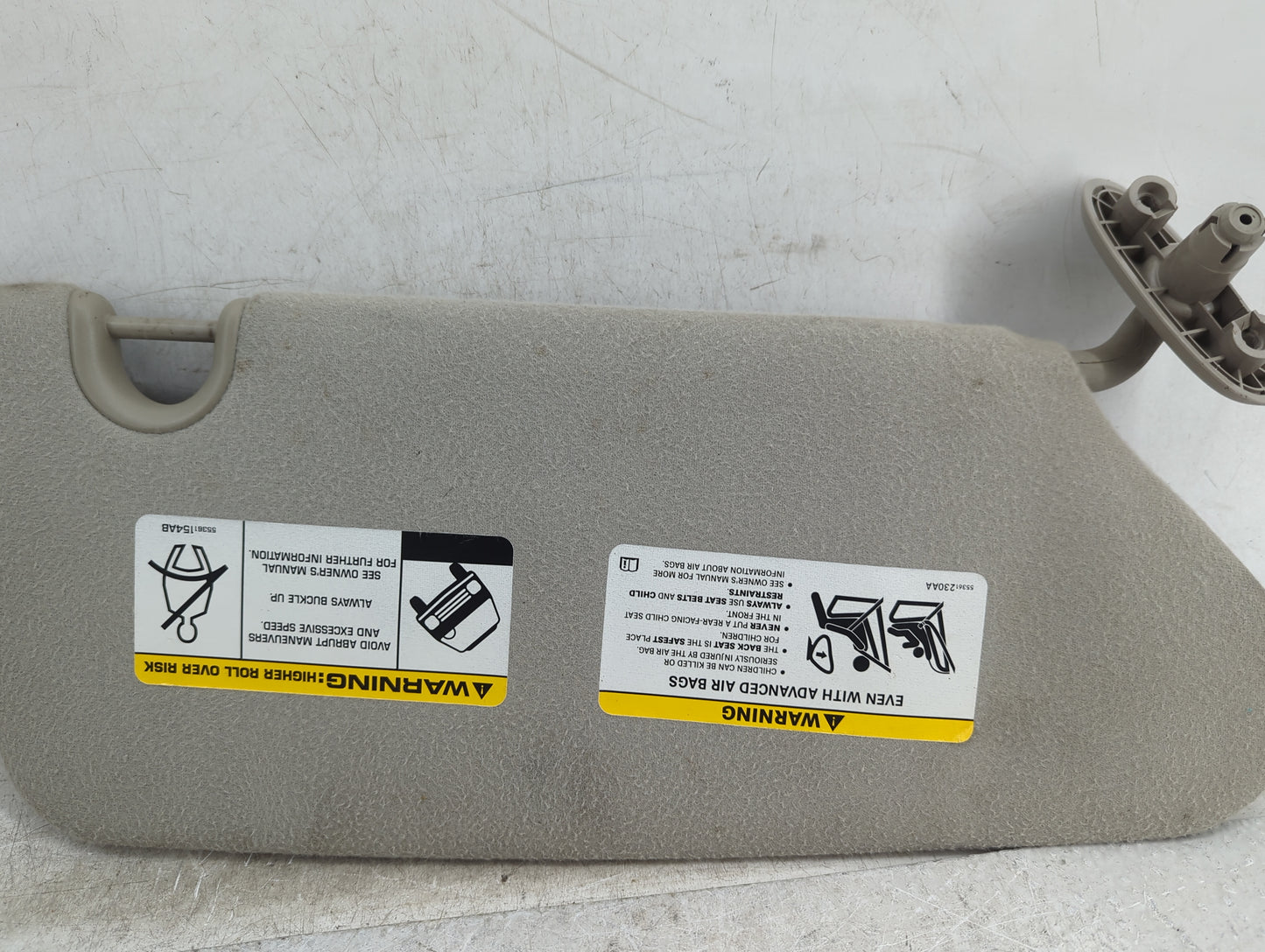 2004-2009 Dodge Durango Sun Visor Shade Replacement Driver Left Mirror Fits Fits 2004 2005 2006 2007 2008 2009 OEM Used Auto