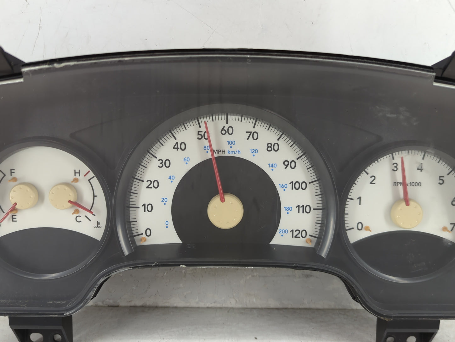 2007 Dodge Durango Instrument Cluster Speedometer Gauges P/N:P05172097AG T2PQI3386H90HG Miles: Fits OEM Used Auto Parts - Oe