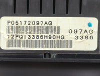 2007 Dodge Durango Instrument Cluster Speedometer Gauges P/N:P05172097AG T2PQI3386H90HG Miles: Fits OEM Used Auto Parts - Oe