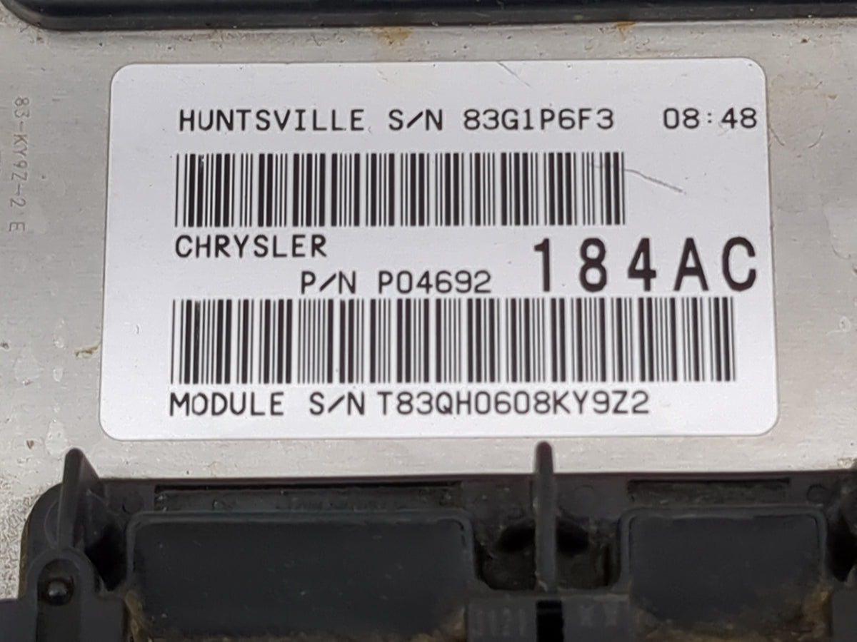2007 Dodge Durango Body Control Module Bcm P04692184ac|p04692186ac - Oemusedautoparts1.com