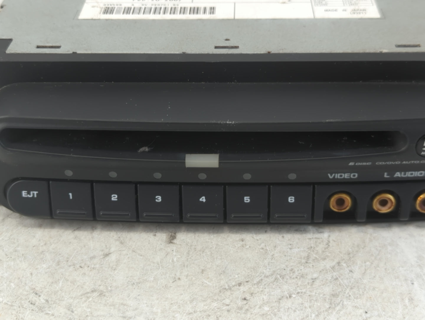 2007 Dodge Grand Caravan Radio AM FM Cd Player Receiver Replacement P/N:P0509433AF Fits Fits 2005 2006 OEM Used Auto Parts -