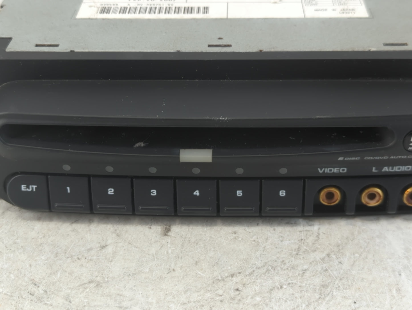2007 Dodge Grand Caravan Radio AM FM Cd Player Receiver Replacement P/N:P0509433AF Fits Fits 2005 2006 OEM Used Auto Parts -